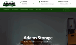 Adamsstorage.com thumbnail