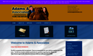 Adamstaxes.com thumbnail
