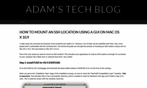 Adamstech.wordpress.com thumbnail