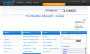 Adamsvillealabama.classiopen.com thumbnail