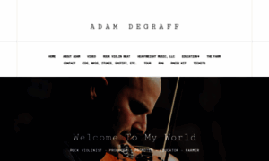 Adamviolin.com thumbnail