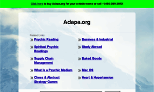 Adapa.org thumbnail