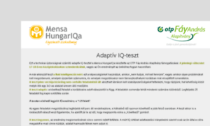 Adaptiv-iq-teszt.mensa.hu thumbnail