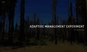 Adaptive-forest-management-experiment.com thumbnail