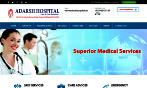 Adarshhospitals.in thumbnail