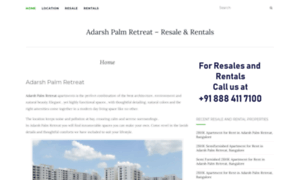 Adarshpalmretreat.in thumbnail