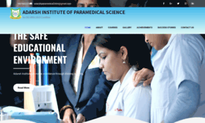 Adarshparamedical.edu.in thumbnail