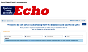Adbooker.echo-news.co.uk thumbnail