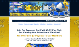 Adclickerlinks.com thumbnail