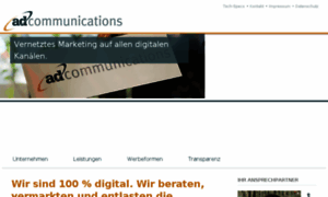 Adcommunications.de thumbnail