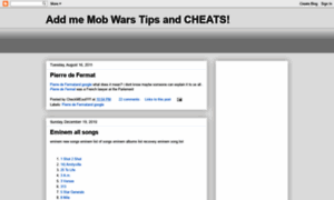 Add-me-mob-wars-appreciation.blogspot.com thumbnail