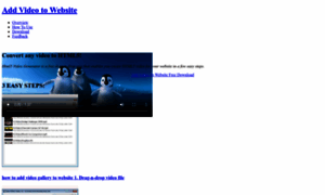 Add-videotowebsite.com thumbnail