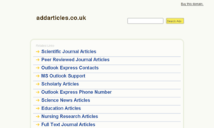 Addarticles.co.uk thumbnail