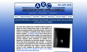 Addictionrecoverycenteroftemecula.com thumbnail