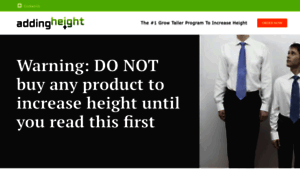 Addingheight.com thumbnail