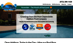 Addisonpoolcleaning.com thumbnail