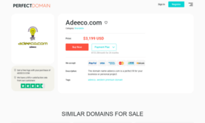 Adeeco.com thumbnail