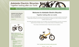 Adelaideelectricbicycles.com.au thumbnail