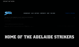 Adelaidestrikers.com.au thumbnail