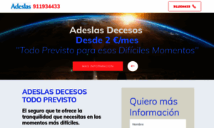 Adeslasdecesos.seguromedico.com.es thumbnail