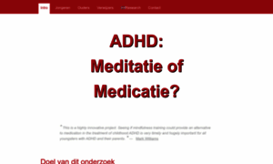 Adhd-meditatieofmedicatie.nl thumbnail