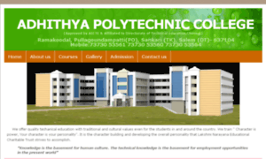 Adhithyapolytechnic.org thumbnail
