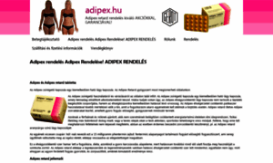 Adipex.hu thumbnail