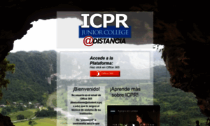 Adistancia.icprjc.edu: ICPR @Distancia: Log in to the site