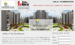 Adityacityresidences.org.in thumbnail