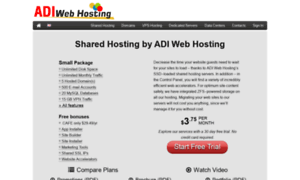 Adiwebhosting.com thumbnail