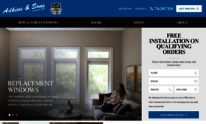 Adkinsandsonswindows.com thumbnail