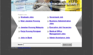 Admin-secretarial-job-vacancies.info thumbnail