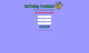 Admin.birthdayfreebies.com thumbnail