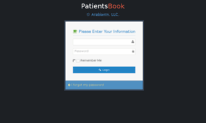 Admin.patientsbook.net thumbnail