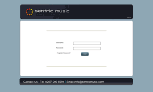 Admin.sentricmusic.co.uk thumbnail