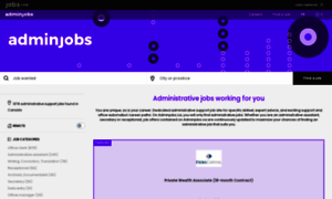 Adminjobs.ca thumbnail