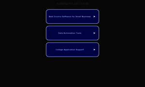 Adminsys-dev.com thumbnail