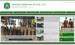 Admisioncarabineros.cl thumbnail