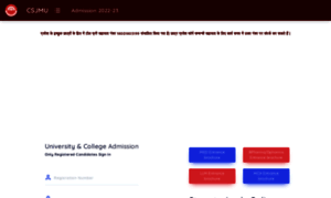 Admission.csjmu.ac.in thumbnail