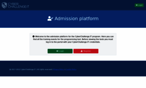 Admission.cyberchallenge.it thumbnail