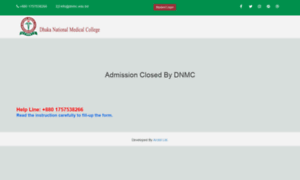 Admission.dnmc.edu.bd thumbnail