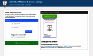 Admissions.imdcollege.edu.pk thumbnail