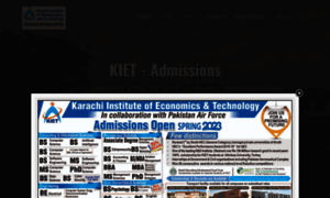 Admissions.pafkiet.edu.pk thumbnail
