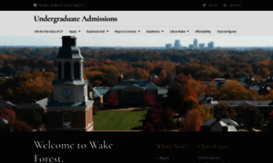 Admissions.wfu.edu thumbnail