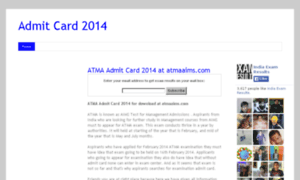 Admitcard2014.co.in thumbnail