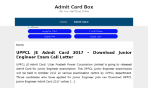Admitcardbox.in thumbnail