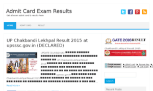 Admitcardexamresults.in thumbnail