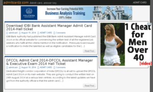 Admitcardz.com thumbnail