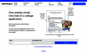 Admitreport.com thumbnail