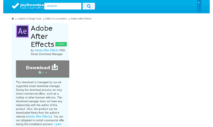 Adobe-after-effects.joydownload.com thumbnail